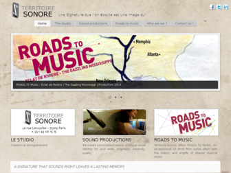 territoire-sonore.com website preview