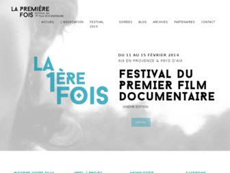 festival-lapremierefois.org website preview