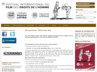 festival-droitsdelhomme.org website preview