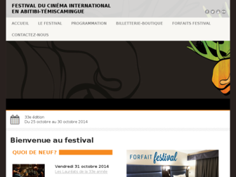 festivalcinema.ca website preview
