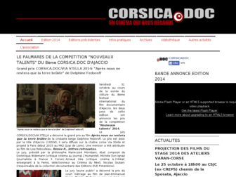 corsicadoc.fr website preview