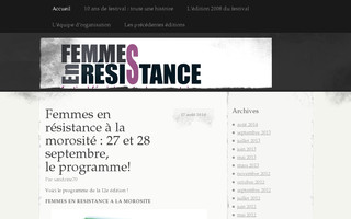 resistancesdefemmes.wordpress.com website preview