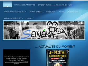 seinema.fr website preview