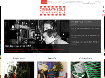 cinemathequedegrenoble.fr website preview
