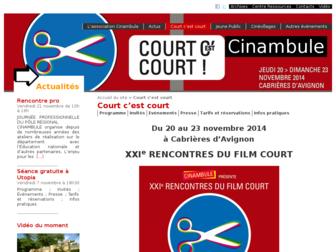 cinambule.org website preview