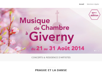 musiqueagiverny.fr website preview