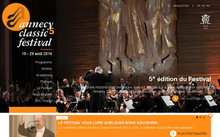 annecyclassicfestival.com website preview