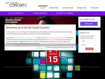lesgrandsconcerts.com website preview