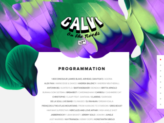 calviontherocks.com website preview