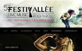 festivallee-rock.com website preview