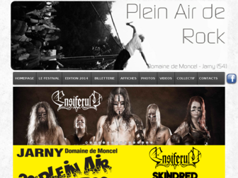 pleinairderockjarny.fr website preview