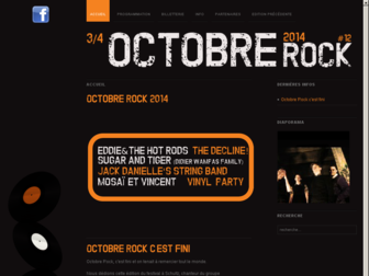 octobrerock.org website preview