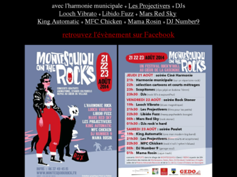 montesquiourock.fr website preview