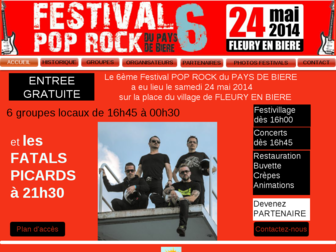 festival.fleury.free.fr website preview