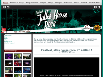 jalleshouserock.fr website preview