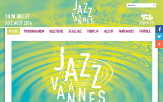 jazzavannes.fr website preview