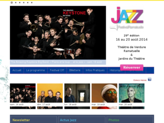 jazzaramatuelle.com website preview