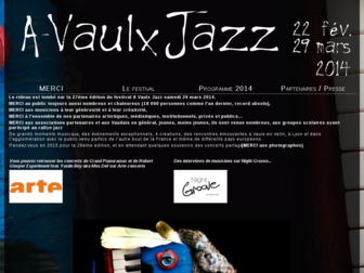 avaulxjazz.com website preview