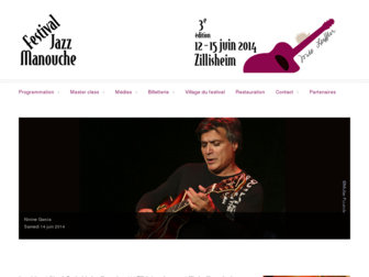 festivaljazzmanouche.org website preview