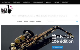 jazzandwine.org website preview