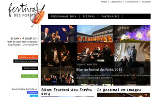 festivaldesforets.fr website preview