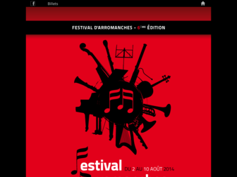 festival-arromanches.com website preview