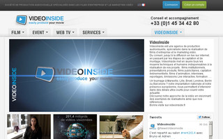 videoinside.fr website preview