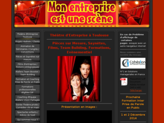 monentrepriseestunescene.com website preview