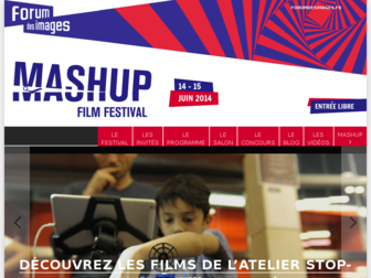 mashupfilmfestival.fr website preview