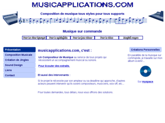 musicapplications.com website preview