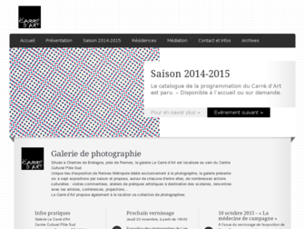 galerielecarredart.fr website preview