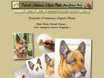 portraits-animaux.com website preview