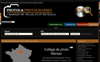 photos-photographes.fr website preview