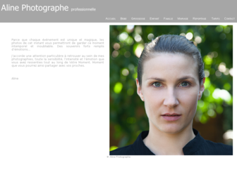 aline-photographe.com website preview