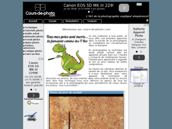 cours-de-photo.com website preview