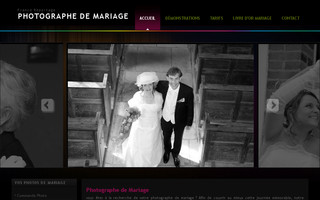 photographesdemariage.fr website preview