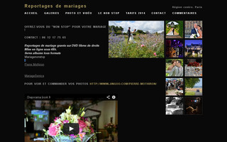 mariagenonstop.book.fr website preview