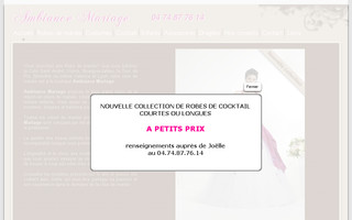 ambiance-mariage.com website preview