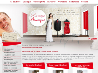 mariage-boutique.eu website preview