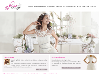nicea-mariage.com website preview