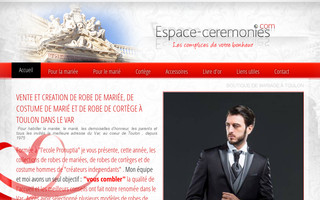 espaceceremonies.com website preview