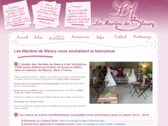 mariees-bleury.fr website preview