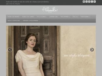 alesandra-paris.com website preview