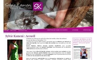 sylviekameni.com website preview