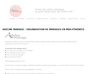 adeline-mariage.com website preview