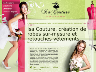 isa-mariage-couture.com website preview