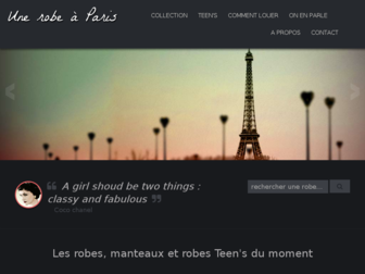 unerobeaparis.com website preview