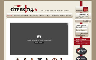mondressing.fr website preview