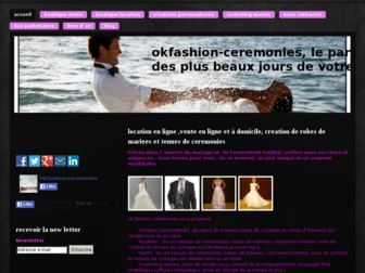 okfashion-ceremonies.fr website preview