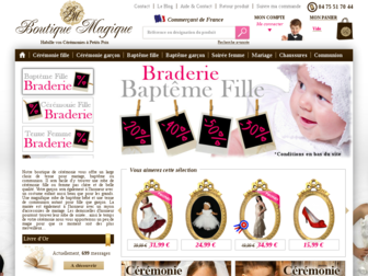 boutique-magique.fr website preview